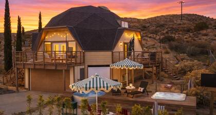 Rockaway Mesa Dome | Sauna • Views • Speakeasy | Coachella Retreat By The Amorea Collection