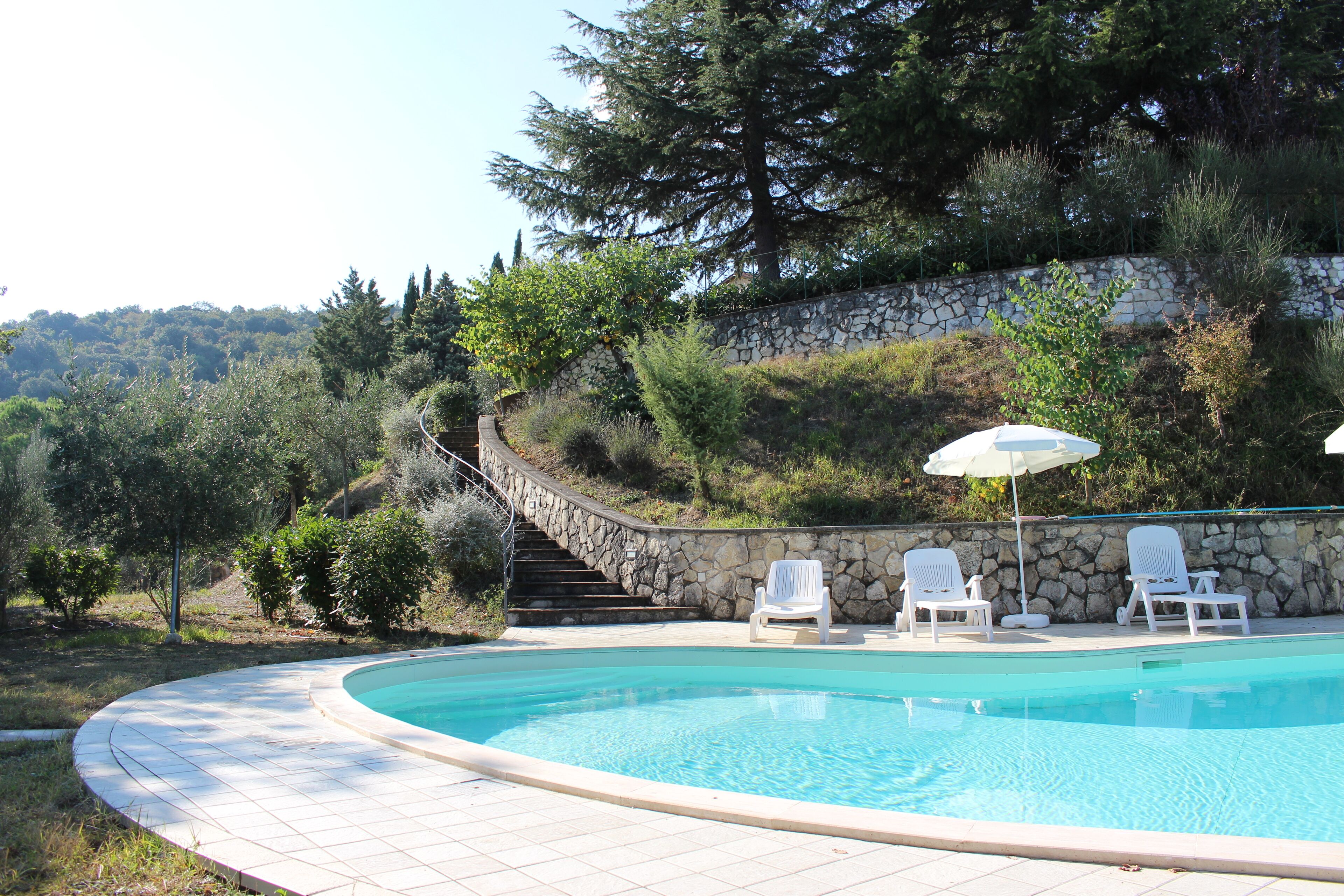 Alberca al aire libre 