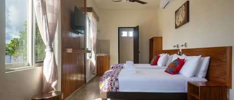 Tabla de planchar con plancha