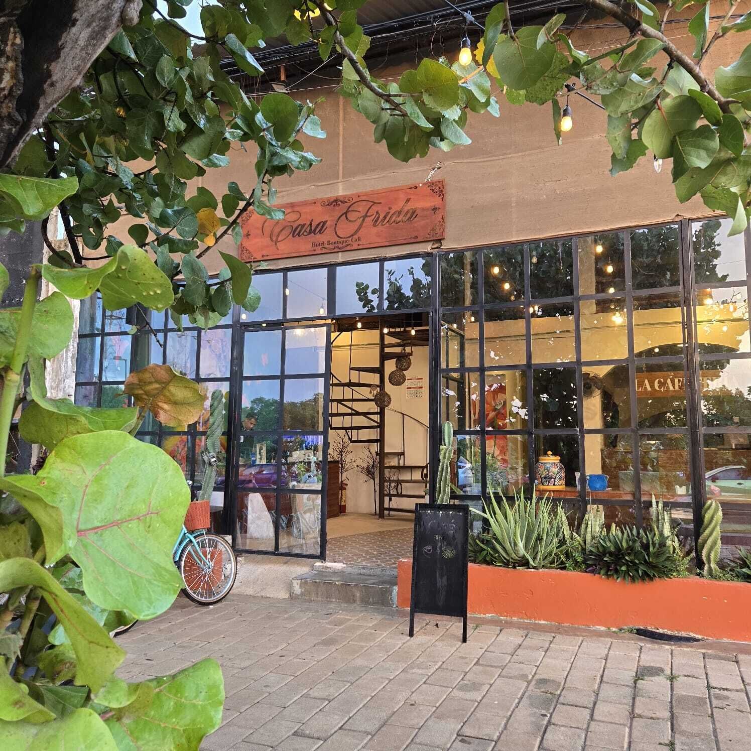 Voorkant van accommodatie