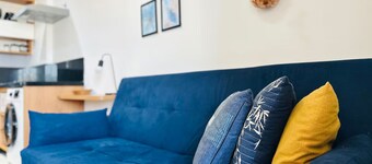Studio no Centro com Academia Piscina e Varanda