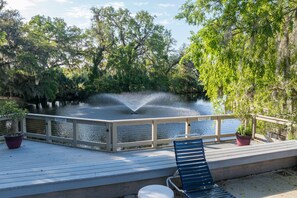 Terrace/patio - Cozy 1BR King suite in Palmetto Dunes, Hilton Head Island, perfect for couples! (Hilton Head Island)