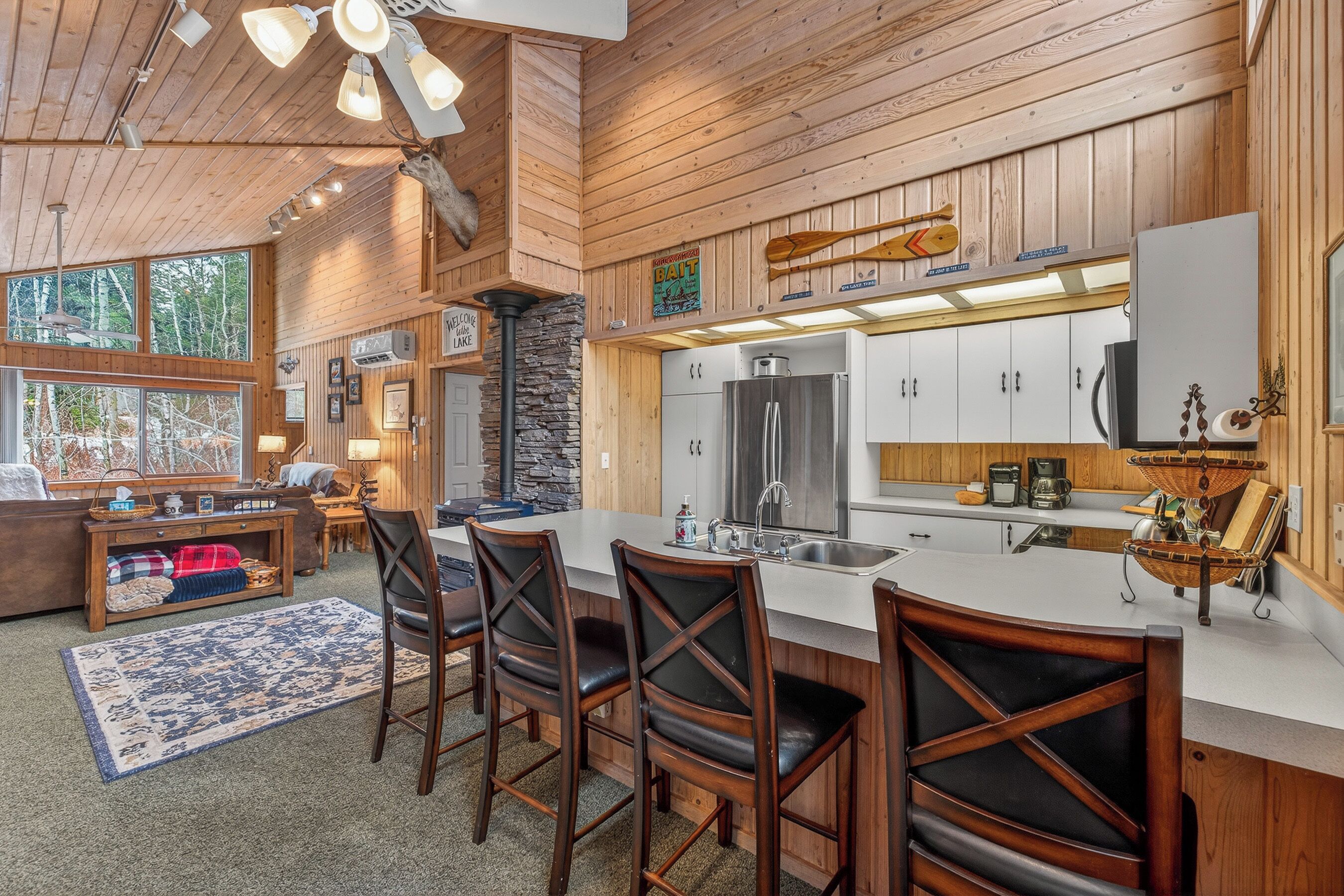 Refrigerador, microondas, parrilla de estufa y lavavajillas 