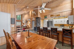 Dining - Serene Mountain Retreat with Private Beach Access (McCall)