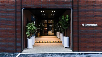 Façade de l’hébergement