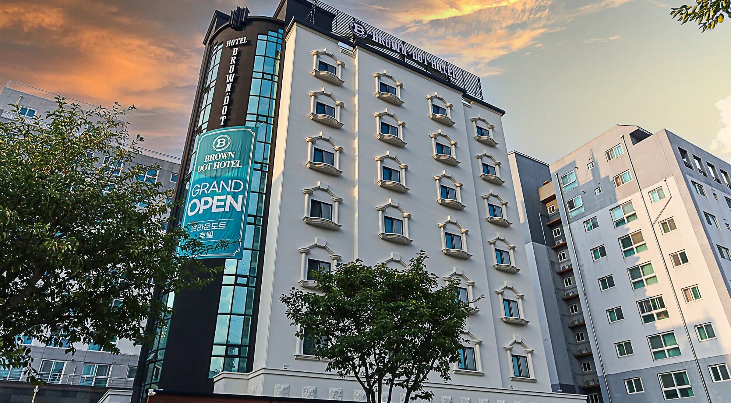 Overnatningsstedets facade