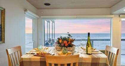 Oceanfront La Selva Beach Home w/ Fireplace, Views & Direct Beach Access Sand Castle by Avantstay
