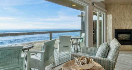 Oceanfront La Selva Beach Home w/ Fireplace, Views & Direct Beach Access Sand Castle by Avantstay