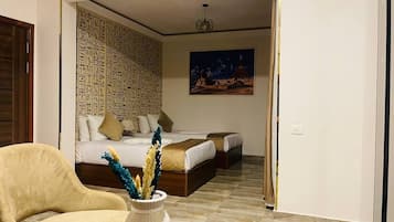 Egyptian cotton sheets, premium bedding, down duvets, pillow-top beds