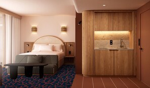 Premium bedding, pillow-top beds, minibar, in-room safe