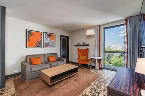 55-inch flat-screen TV with cable channels