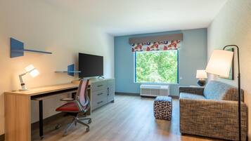 Suite, 1 kingsize bed, toegankelijk voor mindervaliden (Roll-In Shower) | Woonruimte