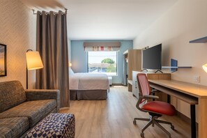 Suite estudio, 1 cama de matrimonio grande | Zona de estar