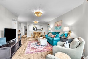 TV - Ocean view balcony, Community pool, Direct beach access - 208 Summerhouse (Isle Of Palms)