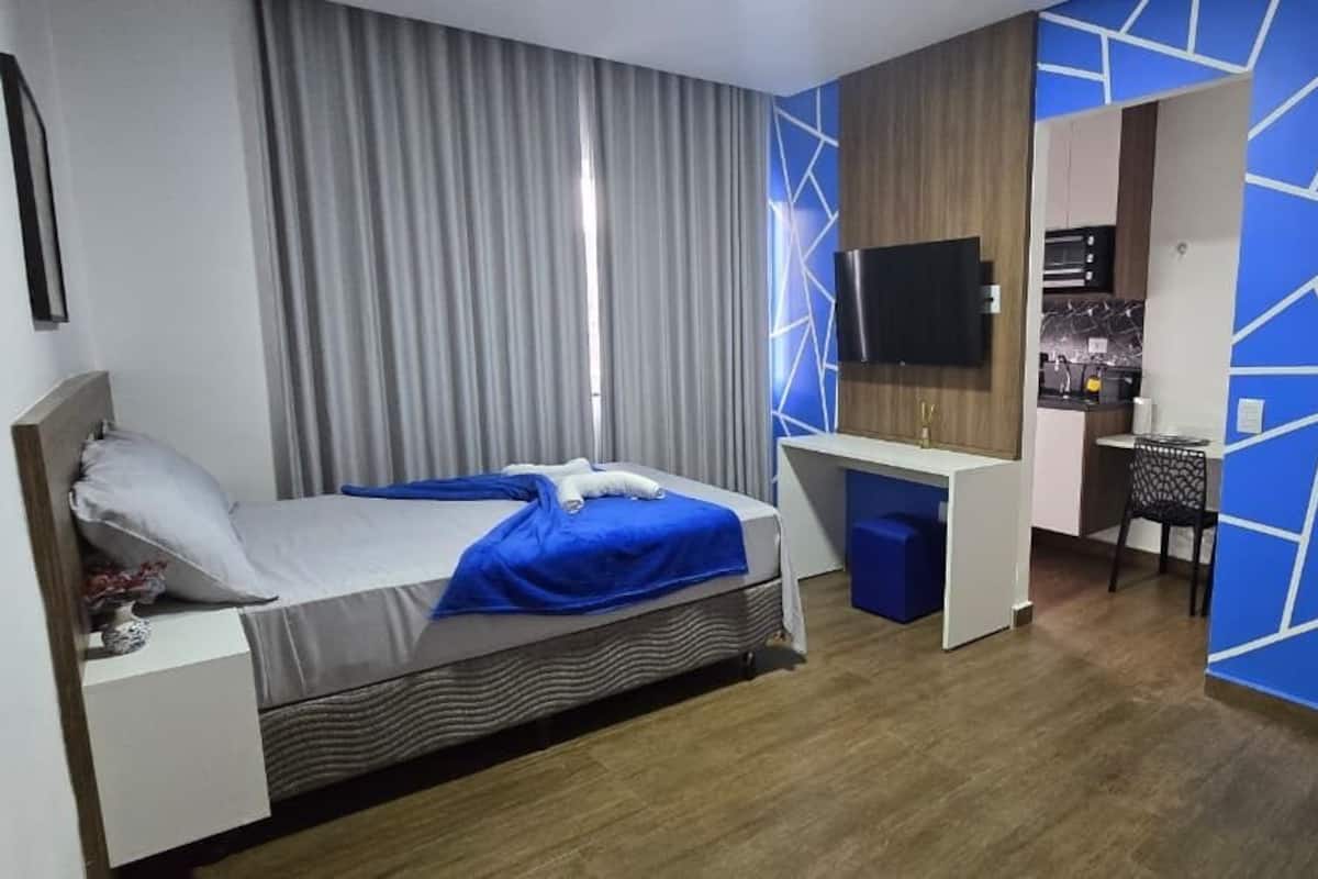 Blackout curtains, soundproofing, iron/ironing board, free WiFi