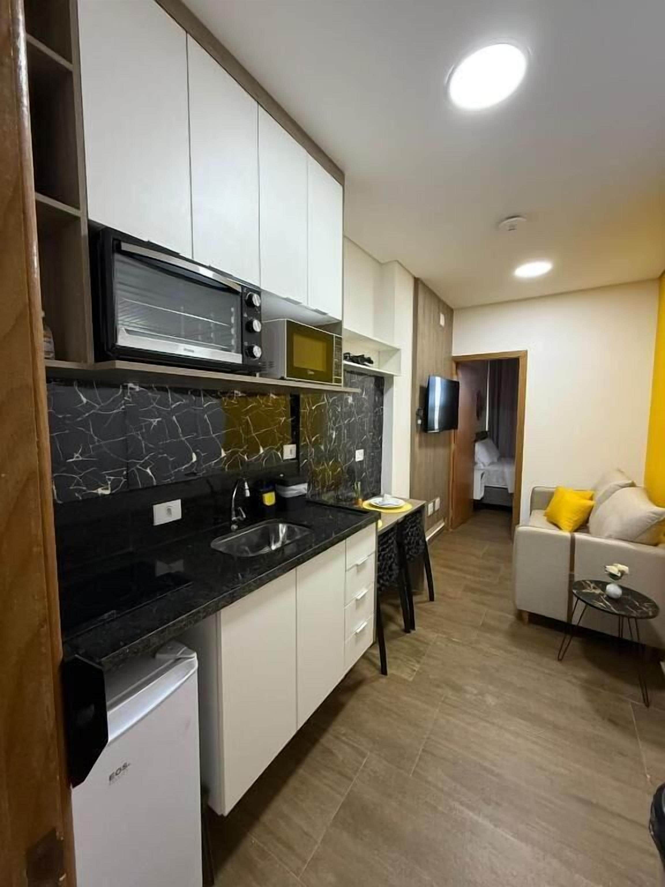 Basic-Apartment, Stadtblick | Eigene Küche
