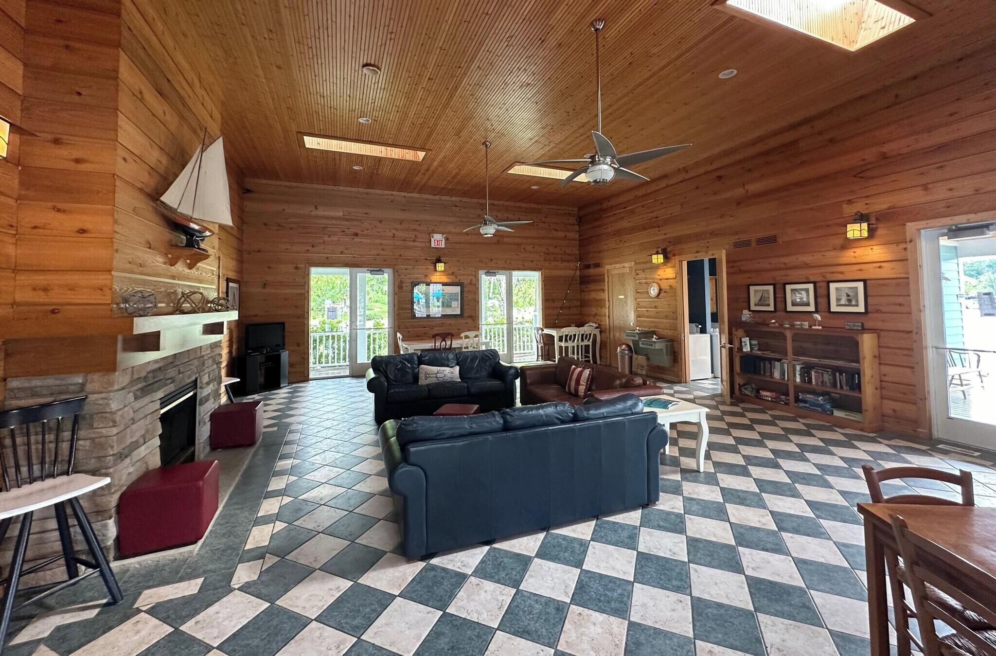 Smart TV, DVD player, ping pong, books