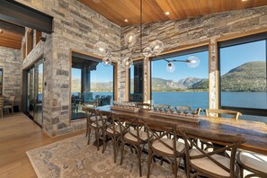 Dining - LP Lakefront House - *Private Dock* - 7000+ Square Ft of Space, Stunning Views & Impeccable Quality (Grand Lake)