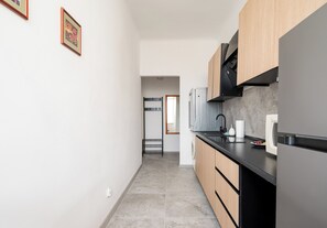 Fridge, microwave, stovetop, dishwasher - Kino Femina Homely Apartment (Warszawa)