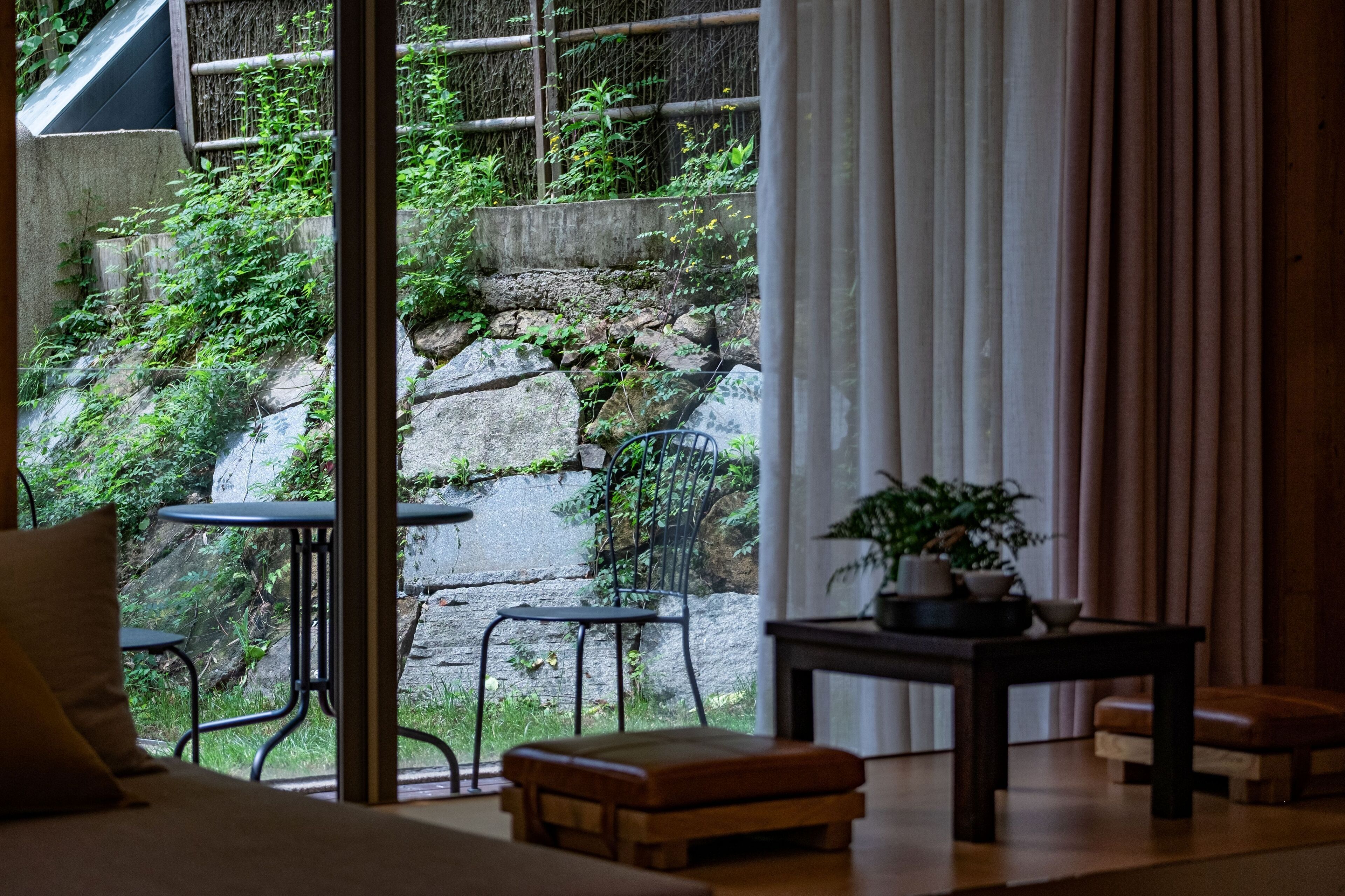 Camera Classic con 2 letti singoli, vista cortile | Vista dalla camera