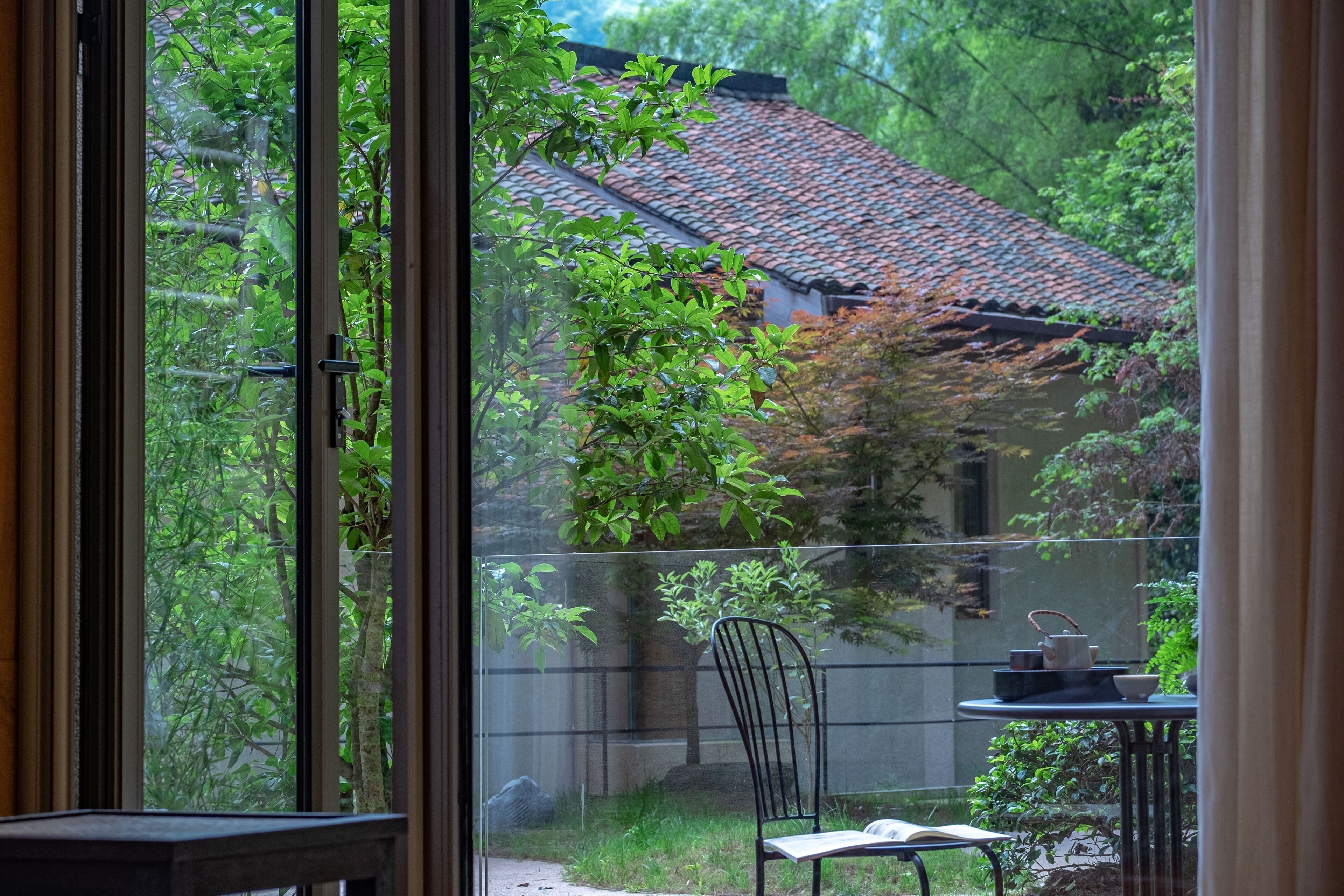 Camera Classic con 2 letti singoli, vista cortile | Vista dalla camera