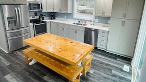 Private kitchen - NEW! Main lake Family-Friendly retreat with private dock, game room, & fire pit! (Littleton)