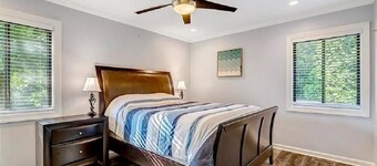 NEW! Main lake Family-Friendly retreat with private dock, game room, & fire pit!