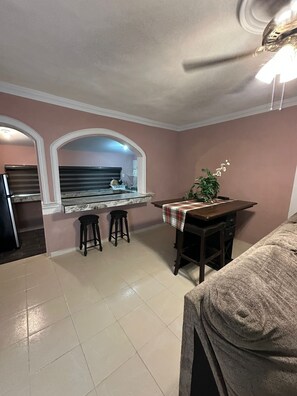 Living area - Departamentos MateoS 504 (Acuna)