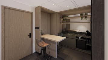 Suite | Baño | Ducha, secador de pelo, toallas y jabón