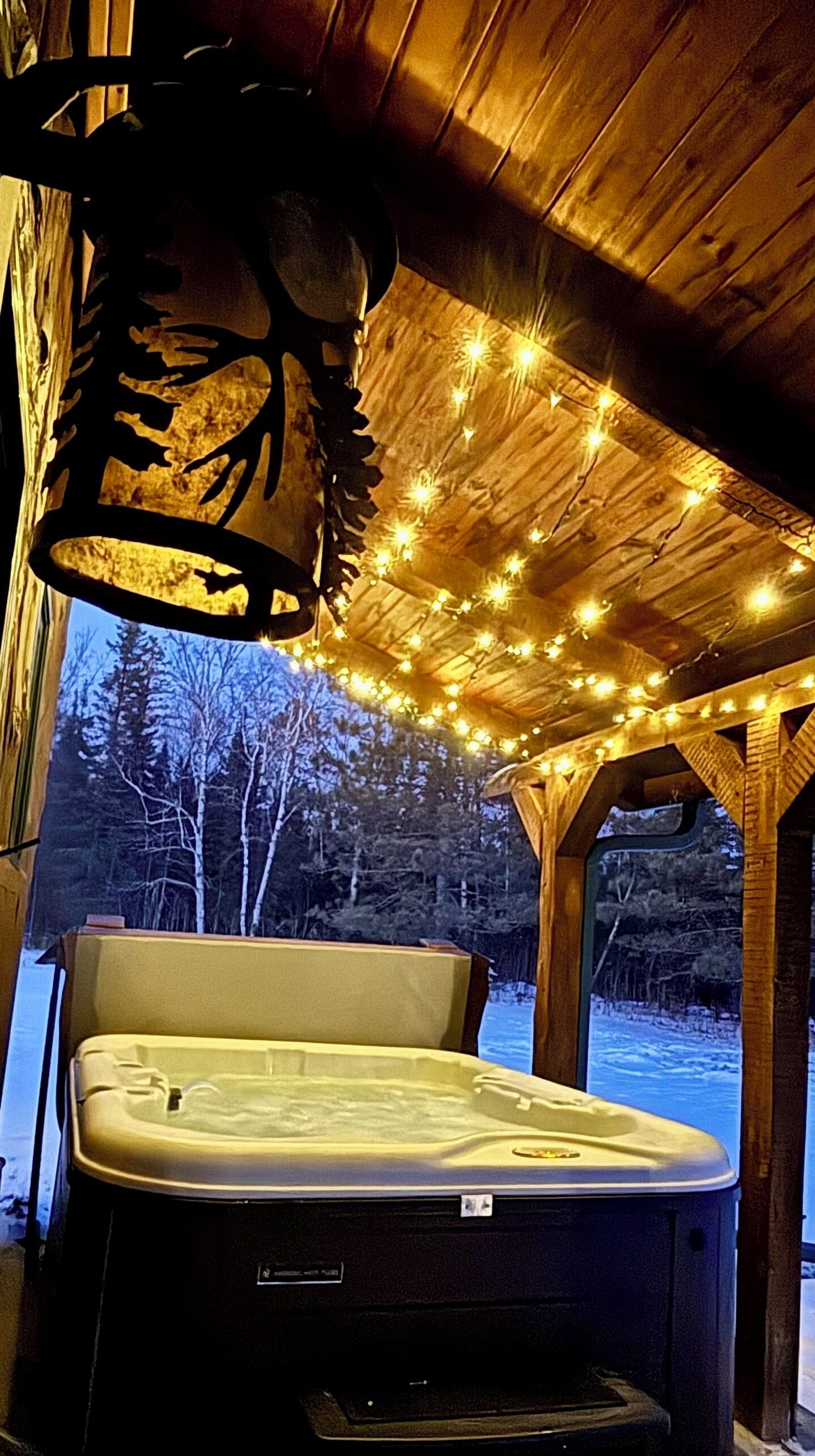 Bain à remous intérieur