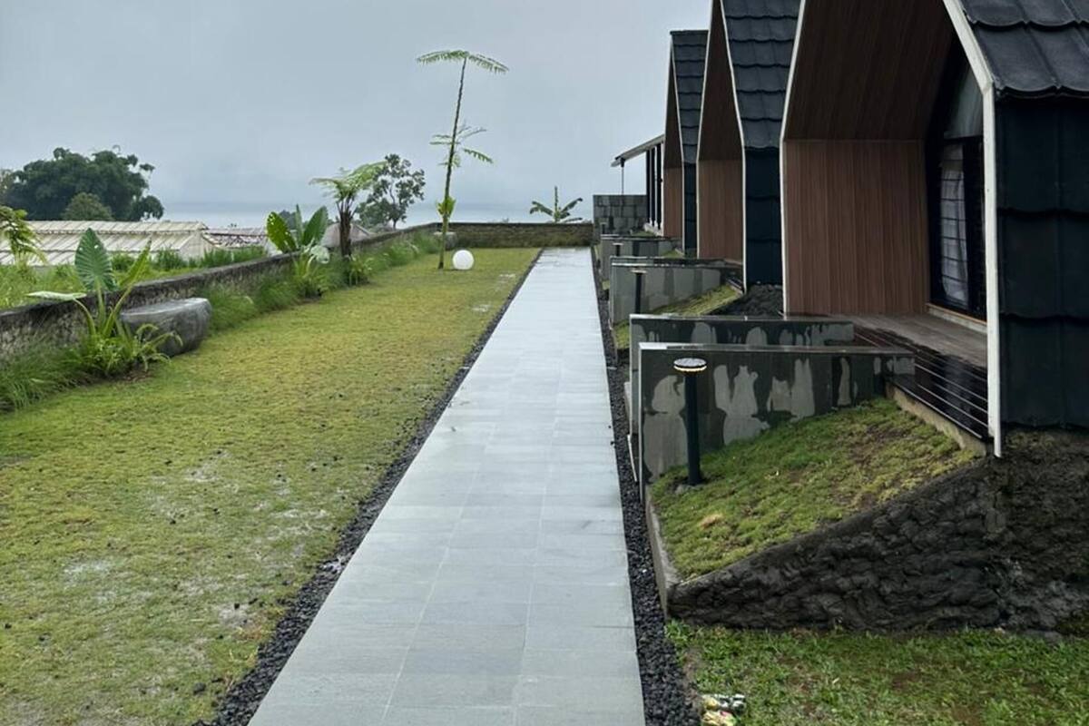 Kamer, 1 twee- of 2 eenpersoonsbedden, uitzicht op meer | Uitzicht op het meer