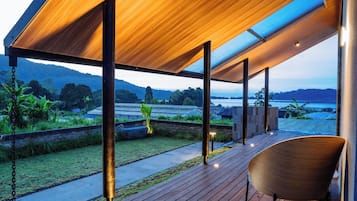 Double or Twin Room, Lake View | Terrace/patio