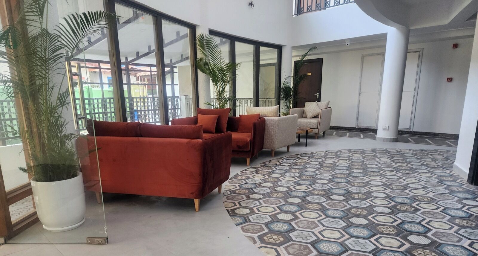 منطقة الجلوس في الردهة