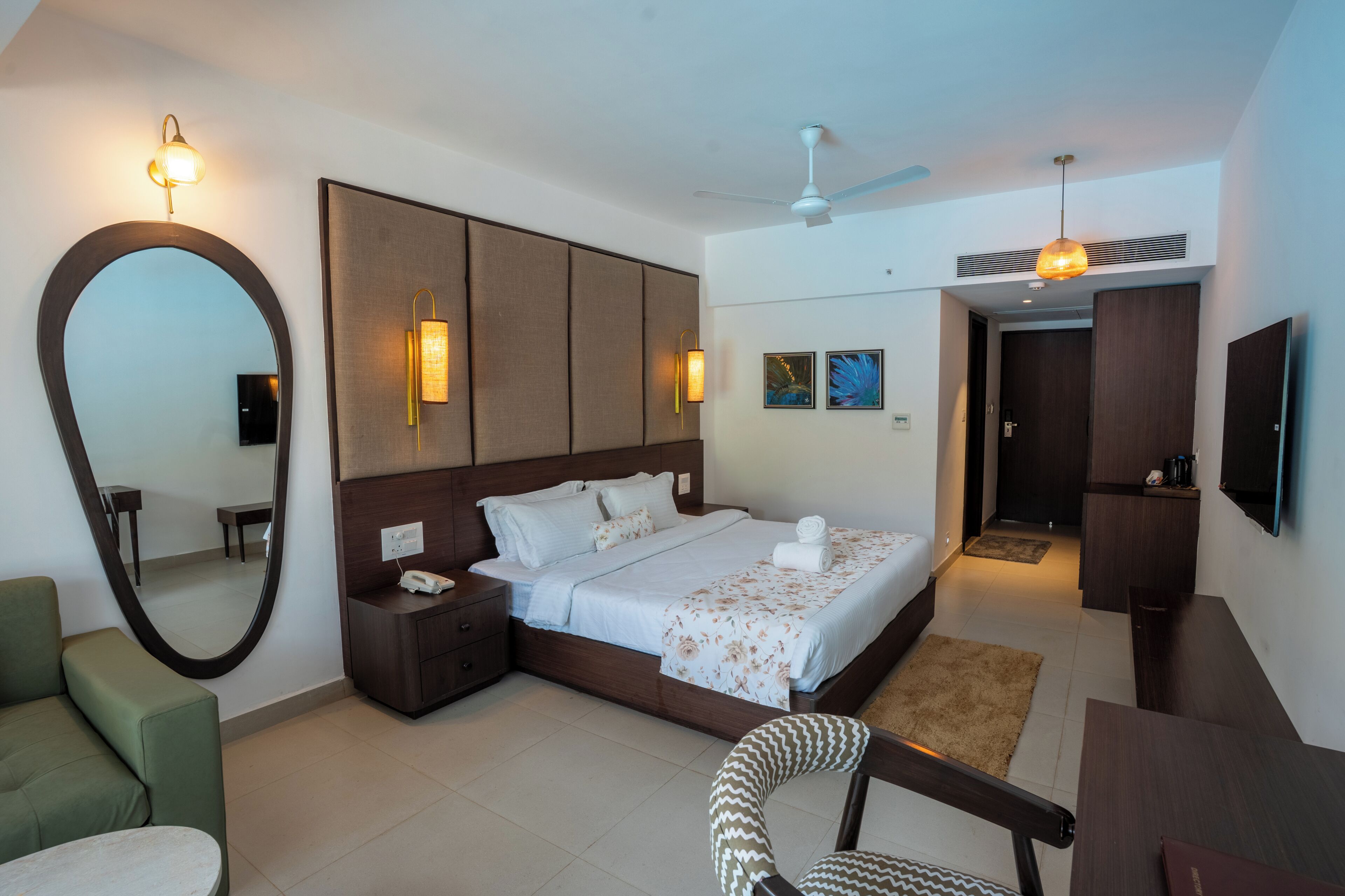 Premium Room, Pool View | Iron/ironing board, free WiFi