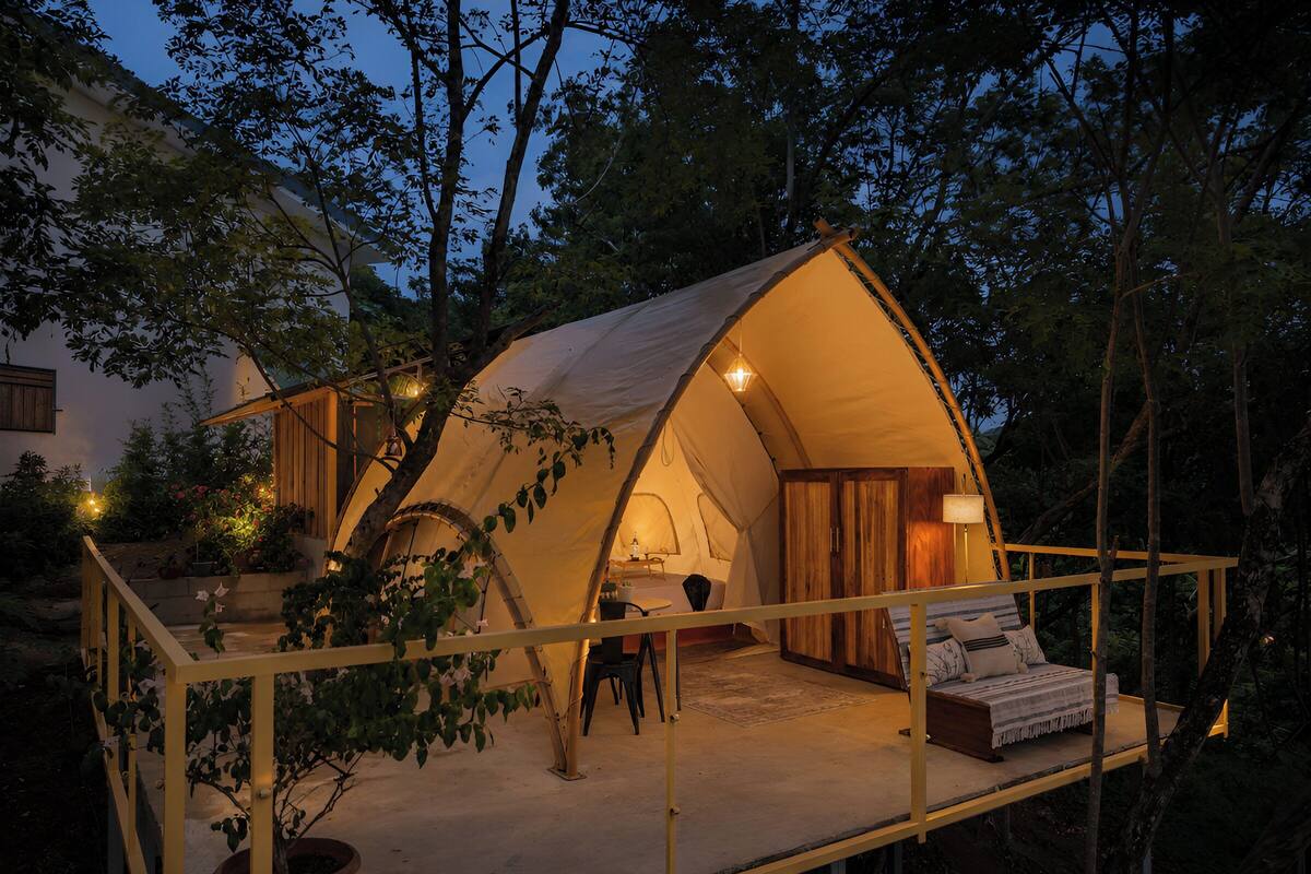 Romantic Tent, Mountain View | Balcony