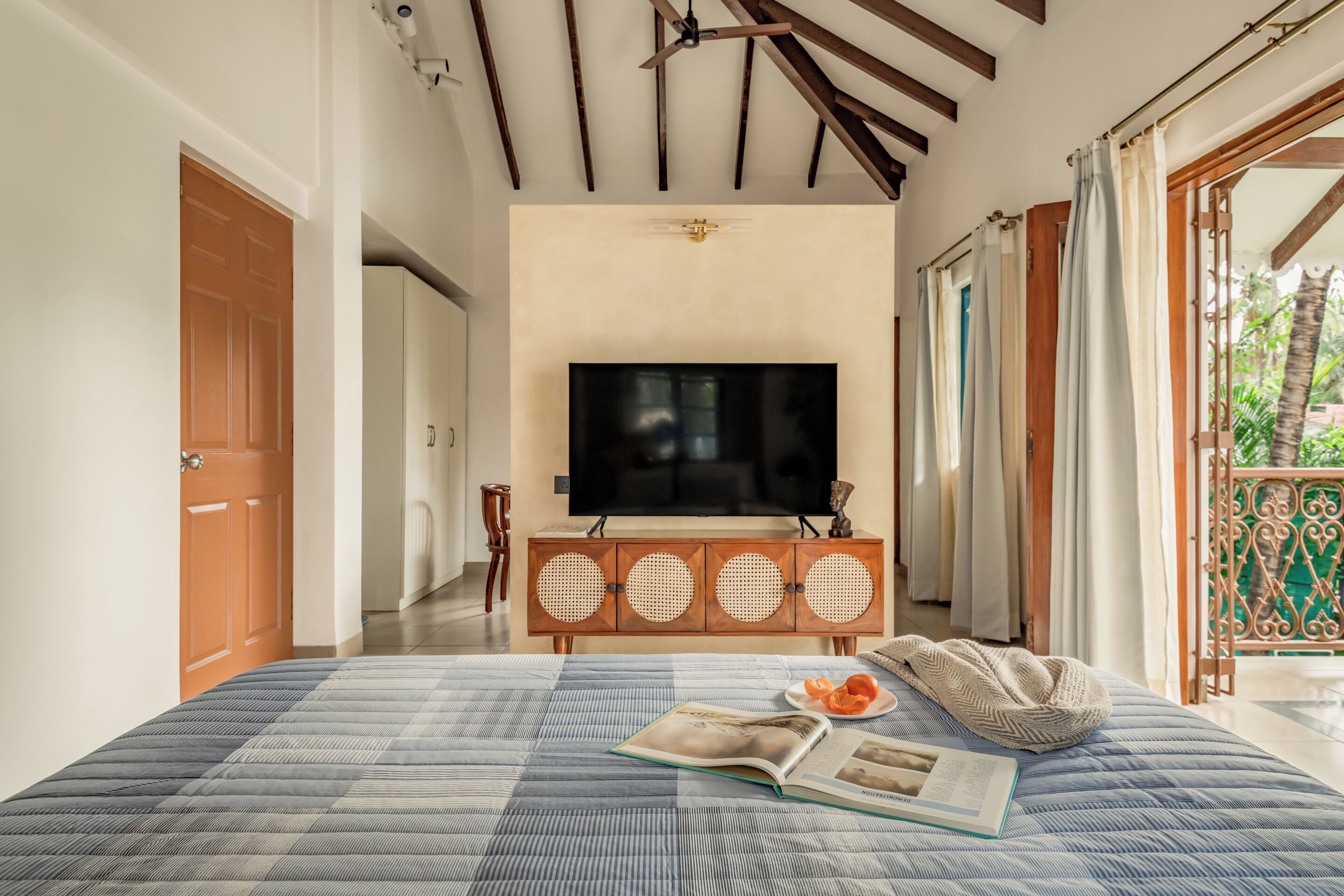 Villa, 3 Bedrooms, Balcony, Pool View | Premium bedding, iron/ironing board, free WiFi, bed sheets