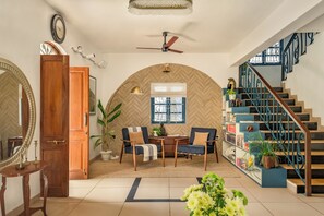Living area -  Sanctuary by RÊVE Escapes - Premium 3 BHK Villa Near Morjim Beach (Siolim)