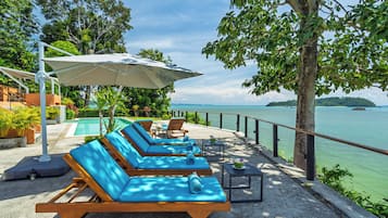 Luxury Villa, Private Pool, Sea View | Terrace/patio