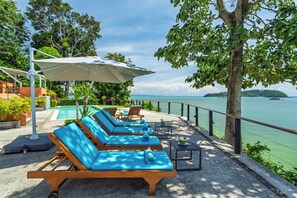 Villa Luxe, piscine privée, vue mer | Terrasse/Patio