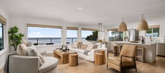 Magnificent Oceanview Retreat w/ Hot Tub, Wraparound Deck & Luxe Primary Suite, Foosball, EV Charger