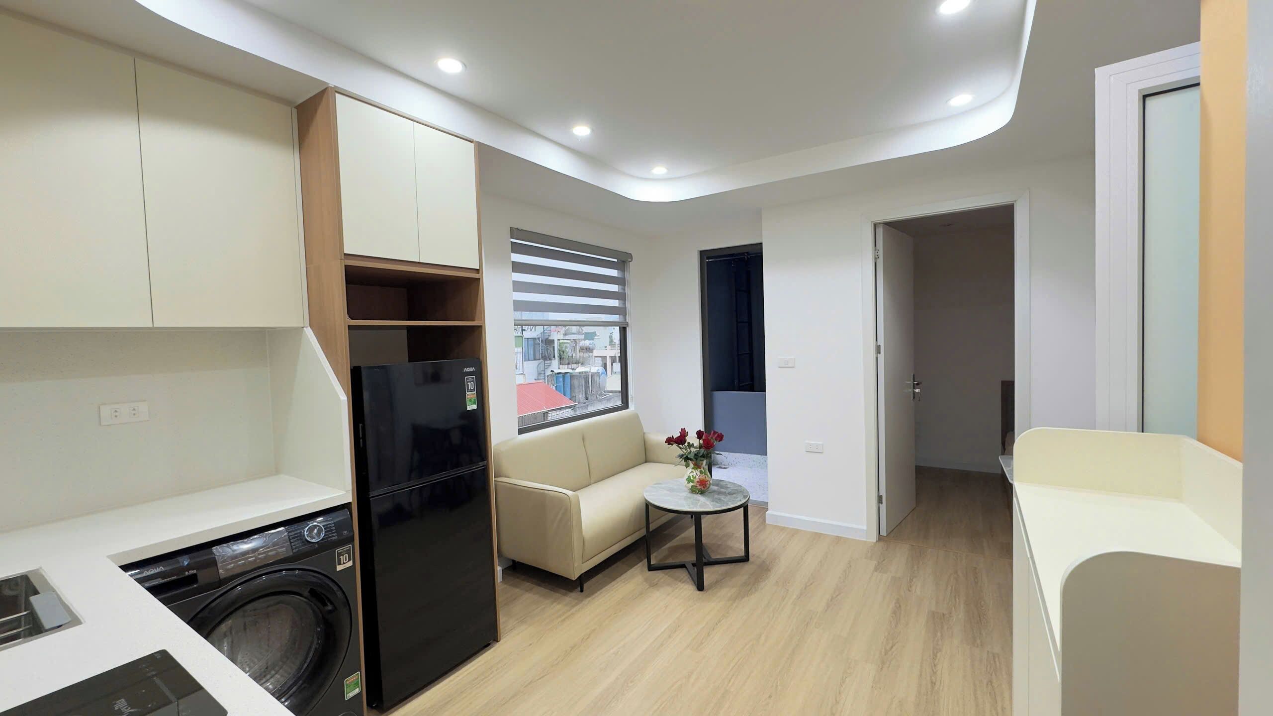 Apartemen Deluks, balkon, pemandangan kota | Meja kerja, Wi-Fi gratis, dan seprai linen