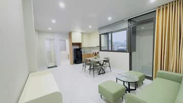 Deluxe Apartment, 2 Bedrooms, Balcony, City View | Desk, free WiFi