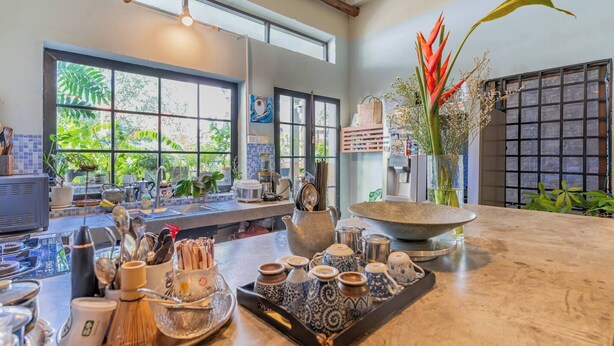 อพาร์ทเมนท์, 1 ห้องนอน, สูบบุหรี่ได้, ระเบียง | ห้องรับประทานอา  หาร