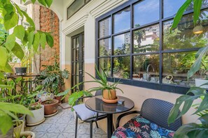 Apartment, 1 Bedroom, Smoking, Balcony | Outdoor dining - Sarai Room a Cozy Urban Hideaway With Green Balcony (Phnom Penh)