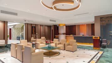 Sitteområde i lobbyen