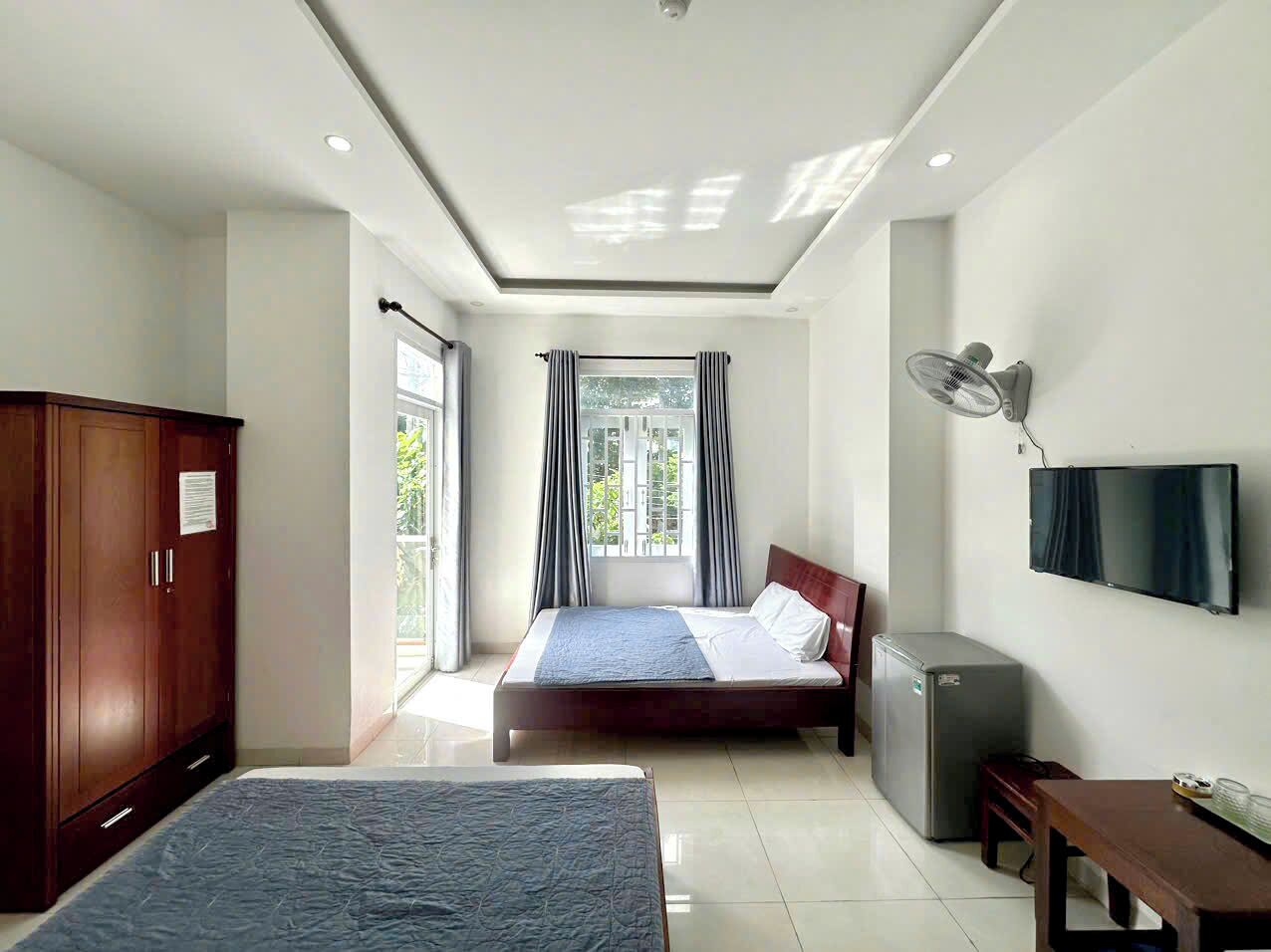 Chambre Quadruple Familiale, balcon | Wi-Fi gratuit, draps fournis