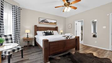 5 makuuhuonetta, silitysrauta/-lauta, ilmainen Wi-Fi, vuodevaatteet