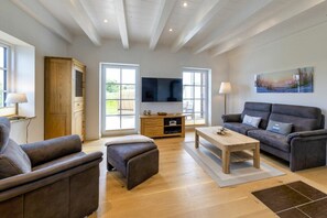 TV connectée, cheminée