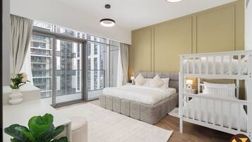 Iron/ironing board, cots/infant beds, free WiFi, bed sheets