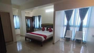 Caja de seguridad en la habitación y escritorio